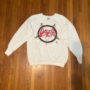 Vintage Slayer Sweater Def Jam 1990 Signal Tag